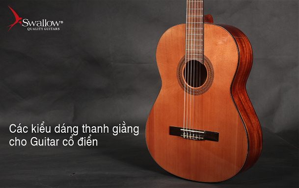 Các thanh giằng đàn guitar cổ điển